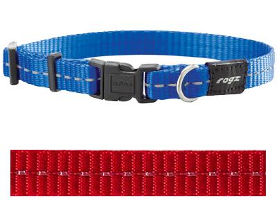 Rogz For Dogs Nitelife Halsband Rood