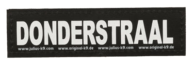 Julius K9 Labels Voor Power-Harnas / Tuig Donderstraal