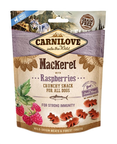 Carnilove Crunchy Snack Makreel / Framboos