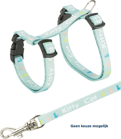 Trixie Kittentuig Junior Met Riem Kitty Cat Assorti