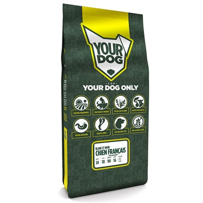 Yourdog Chien Français Blanc Et Noir Volwassen