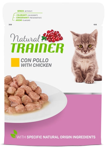 Natural Trainer Cat Kitten / Junior Chicken Pouch