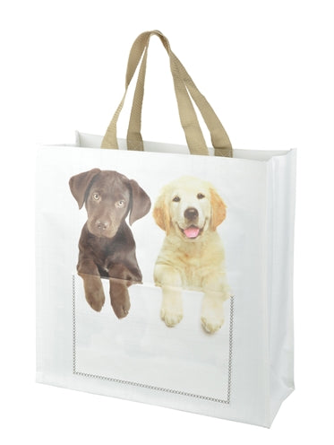 Merkloos Shoppingbag Kiekeboe Hond / Kat Assorti